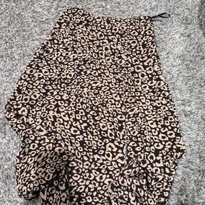 Midi Skirt Animal Print